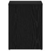 vidaXL Bedside Cabinet 2 pcs Black Oak 40 x 30 x 40 cm Engineered Wood