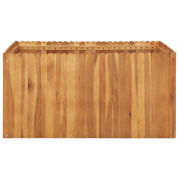 vidaXL Garden Raised Bed 100x100x50 cm Solid Acacia Wood