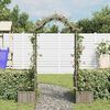 vidaXL Garden Pergola with Planter Grey Solid Firwood