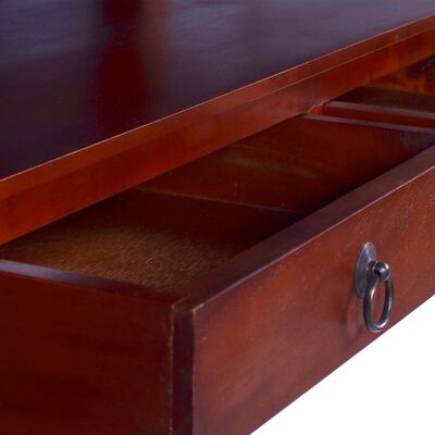 vidaXL Coffee Table Classical Brown 90x50x40 cm Solid Mahogany Wood