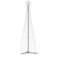 vidaXL Christmas Cone Tree Warm White 500 LEDs 100x300 cm