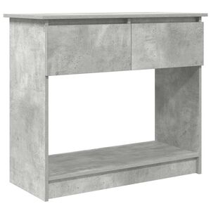 vidaXL Console Table with Drawers Concrete Grey 85,5x38,5x74,5 cm