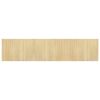 vidaXL Rug Rectangular Light Natural 70x300 cm Bamboo