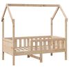 vidaXL Kids' House Bed Frame without Mattress 80x160 cm Pine