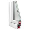 vidaXL Basement Window "RISOR" 60x100 cm Tilt&Turn DIN Left White