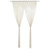 vidaXL Macrame Curtain 140x240 cm Cotton