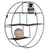 House Nordic Shelf Sophie Steel Black