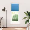 vidaXL Pleated Blind Blue 80x200 cm Fabric Width 79.4 cm Polyester