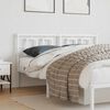 vidaXL Metal Replace Headboard White 150 cm