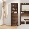 vidaXL Highboard Brown oak 40 x 41 x 135 cm Engineered wood