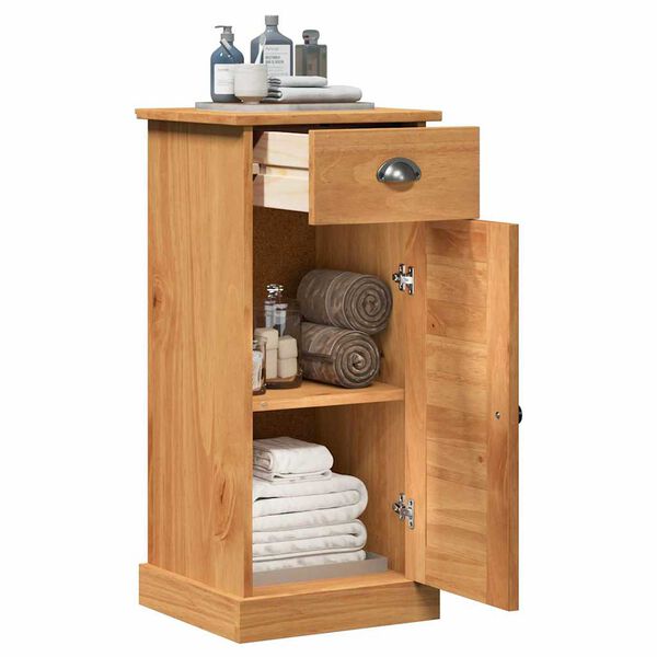 vidaXL Bathroom Cabinet VIGO Brown and Honey Brown 37.5 x 34 x 80 cm