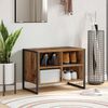vidaXL Shoe Cabinet Old Wood 60 x 35 x 44 cm Engineered Wood