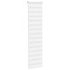 vidaXL Zebra Blind White 55x200 cm Fabric Width 50.9 cm Polyester