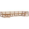 vidaXL Outdoor Sofa Set 7 pcs Natural Solid Acacia Wood