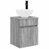 vidaXL Wall-mounted Sink Vanity Grey Sonoma 39 x 41 x 64.5 cm
