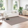 vidaXL Area Rugs Square LUGO Taupe 240 x 240 cm Polyester