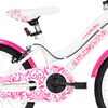 vidaXL Kids Bike 18 inch Pink and White