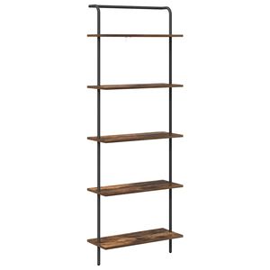 vidaXL Bookshelf Smoked Oak 60 x 24 x 168 cm Engineered wood
