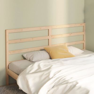 vidaXL Bed Headboard 186x4x100 cm Solid Wood Pine