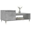 vidaXL Coffee Table Concrete Grey 100x50x45 cm Engineered Wood