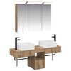 vidaXL Bathroom Cabinet Set 4 pcs Artisan Oak 100 x 14.5 x 70 cm