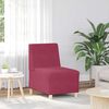 vidaXL Modular Sofa Unit Armless 2 pcs Wine Red 55 x 74 x 82 cm Velvet
