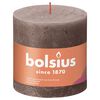 Bolsius Rustic Pillar Candles Shine 3 pcs 100x100 mm Rustic Taupe