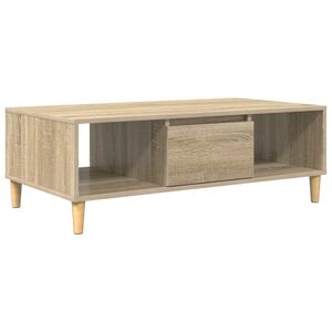 vidaXL Coffee Table Sonoma Oak 102 x 55 x 35 cm Engineered Wood