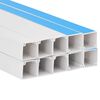 vidaXL Cable Trunking Self-Adhesive 25x25 mm 10 m PVC