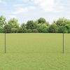 vidaXL Fence with Post Grey 1.4 x 100 m Steel and PVC