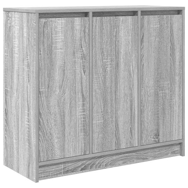 vidaXL Sideboard Grey Sonoma 85x34x76 cm Engineered Wood