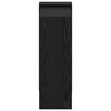 vidaXL Bookshelf Black Oak 52 x 25 x 71.5 cm Engineered Wood