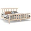 vidaXL Bed Frame without Mattress 200x200 cm Solid Wood Pine