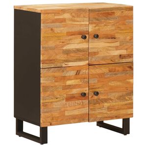 vidaXL Side Cabinet Brown 60 x 33 x 75 cm Solid Mango Wood