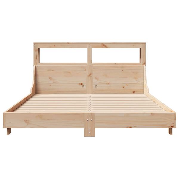 vidaXL Bed Frame without Mattress 160x200 cm Solid Wood Pine