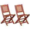 vidaXL Children's Dining Chairs 2 pcs Solid Eucalyptus Wood