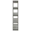 vidaXL Book Cabinet/Room Divider Concrete Grey 100x30x160 cm