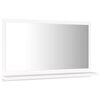 vidaXL Bathroom Mirror White 60x10.5x37 cm Engineered Wood