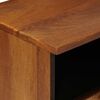 vidaXL TV Cabinet with Drawer Walnut 100 x 33 x 46 cm Solid Mango Wood