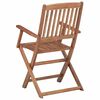 vidaXL Folding Outdoor Chairs 8 pcs Solid Acacia Wood