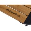 Eurotrail Camping Table Chambery Bamboo S 80 x 63 cm