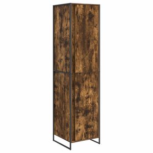 vidaXL Warderobe 2 pcs Smoke Oak 50 x 50 x 200 cm Engineered Wood