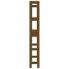 vidaXL Toilet Rack Honey Brown 63x26x171 cm Solid Wood Pine
