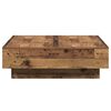 vidaXL Coffee Table Old Wood 90 x 90 x 28 cm Engineered Wood