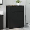 vidaXL Bathroom Cabinet Black 72.5 x 36.5 x 100 cm Engineered Wood