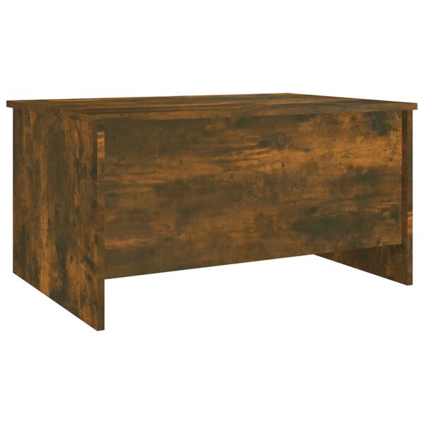 vidaXL Coffee Table Smoked Oak 80x55.5x41.5 cm Engineered Wood