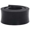 vidaXL Rubber Edge for Snow Plow Black 80x10x2 cm