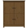 vidaXL Sideboard Honey Brown 83x41.5x100 cm Solid Wood Pine