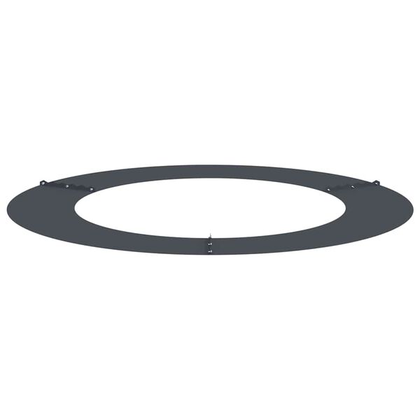 vidaXL suitable for Flat Tree Rings 5 pcs Anthracite &Oslash;60 / 90 cm Steel