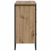 vidaXL Chest of Drawers 2 pcs Artisan Oak 91 x 35.5 x 74.5 cm